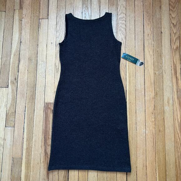 NWT Lauren‎ Ralph Lauren Merino Wool Angora Cashmere Knit Dress Petite Medium - Picture 10 of 11